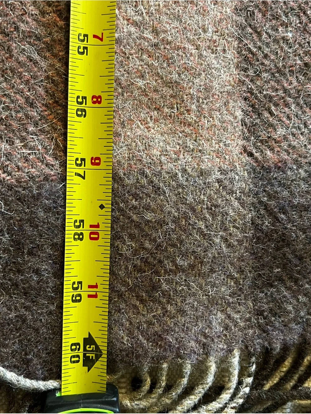 Vintage Gardiner of Selkirk Scottish 100% Wool Throw Blanket Tartan Plaid